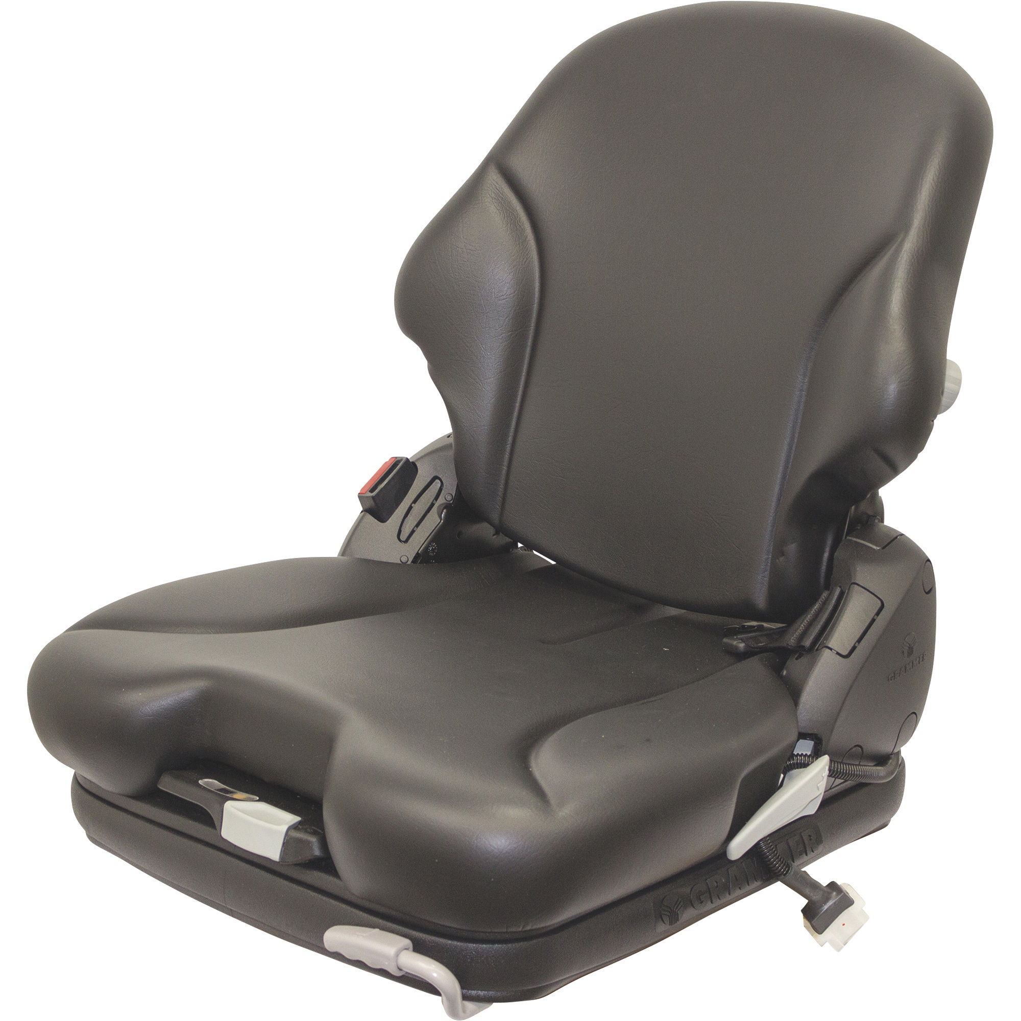 K & M, KM AIR SUSPENSION SEAT BLK 136 Capacity 375 lb, Model# 7916